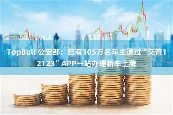 TopBull 公安部：已有105万名车主通过“交管12123”APP一站办理新车上牌